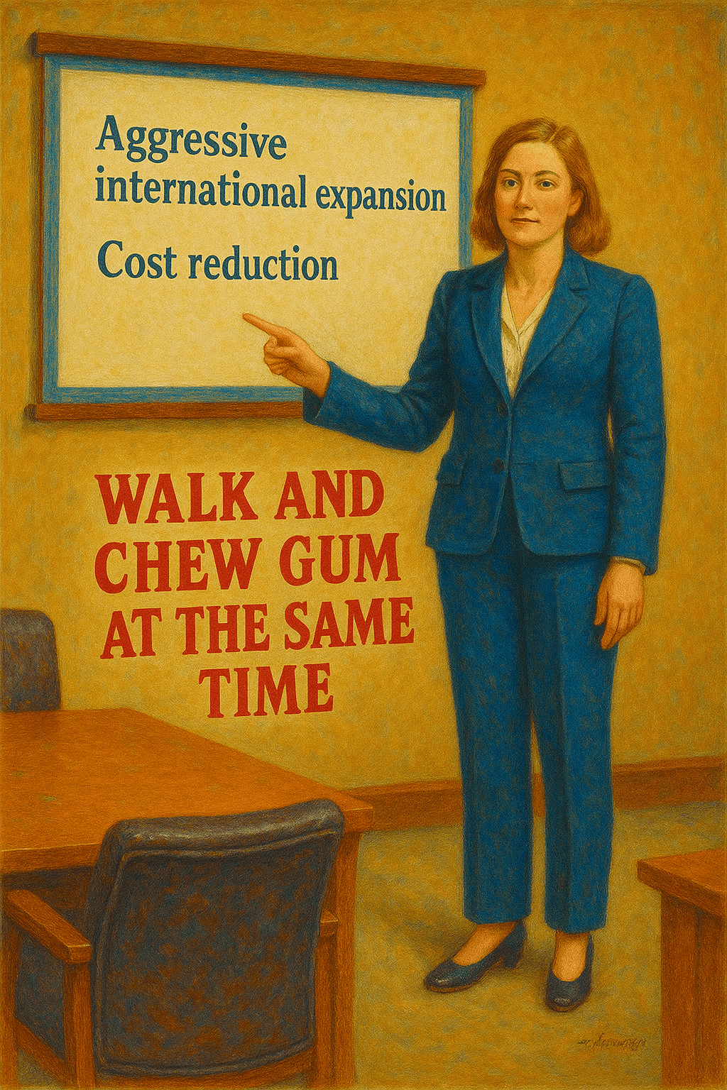 Walk and chew gum at the same&nbsp;time